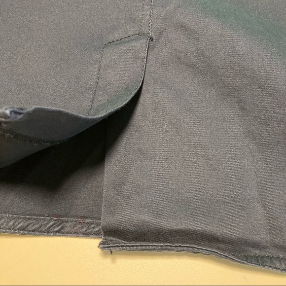 Woolrich Skirt Navy Blue Cotton Blend Slits NEW 10 - Picture 4 of 9